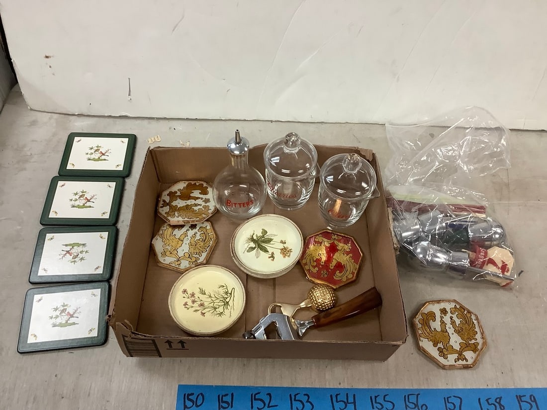 Bottle Openers, Coasters, Glass Canisters and more: Bottle Openers, Coasters, Glass Canisters and more