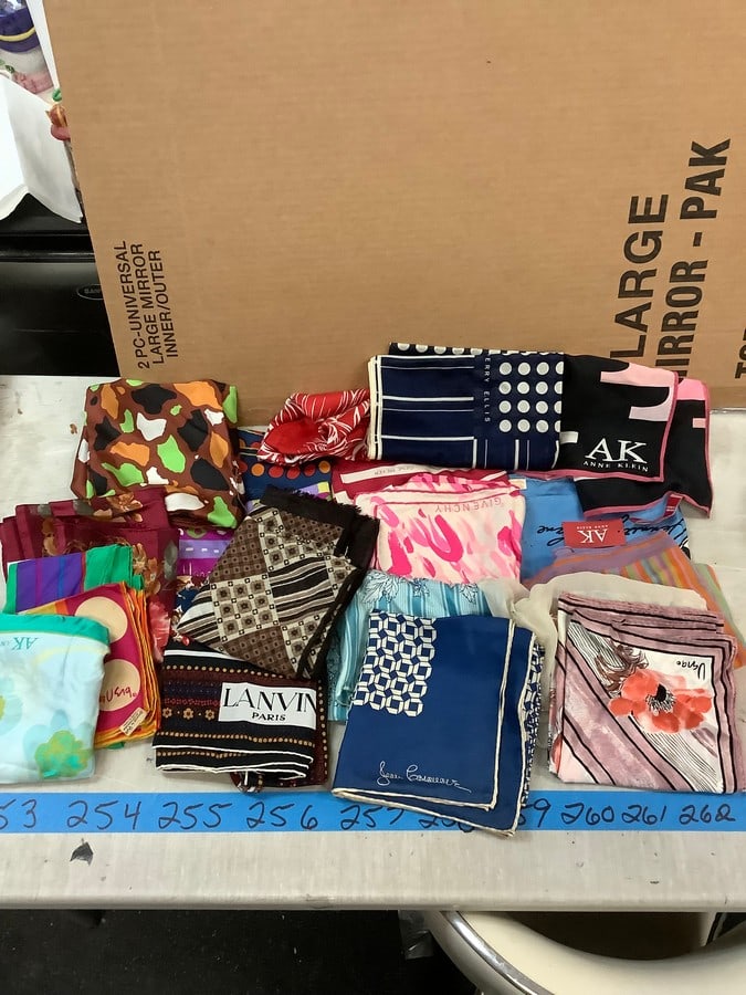 Designer Scarf Lot with Echo, Givenchy, AK and More: Designer Scarf Lot with Echo, Givenchy, AK and More