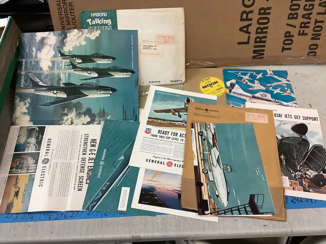 Moon Record, 1960's Jet Engine And more (1 of 1)