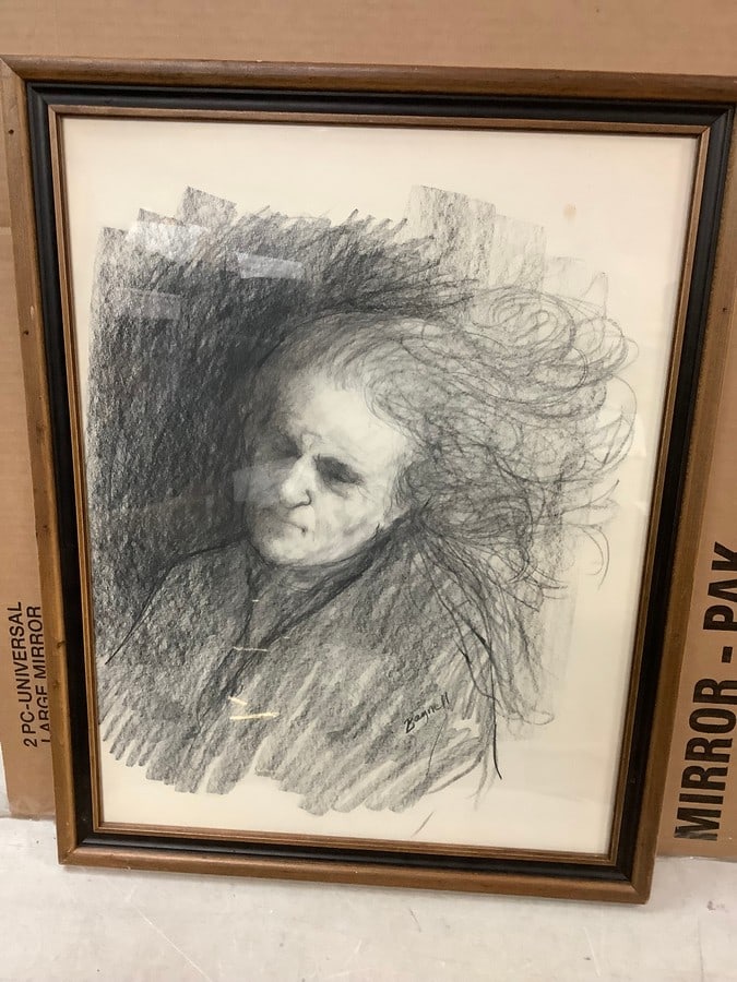 Bagnell Pencil Drawing 27x21": Bagnell Pencil Drawing 27x21"