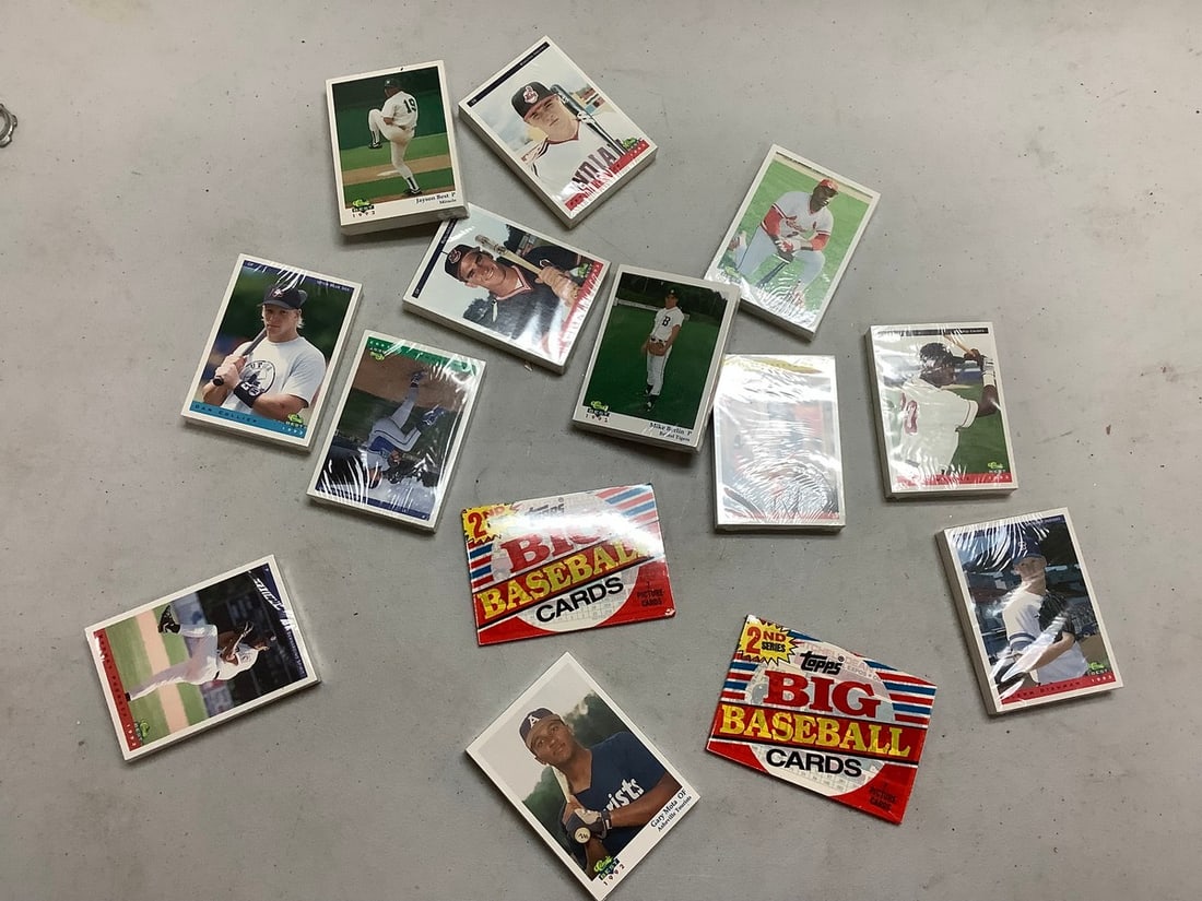 LARGE lot of sealed baseball cards (1 of 1)