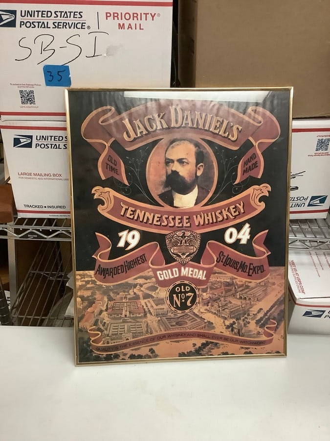 Jack Daniel's Tennessee Whiskey 1904 Sign 16.25"x20" (1 of 1)