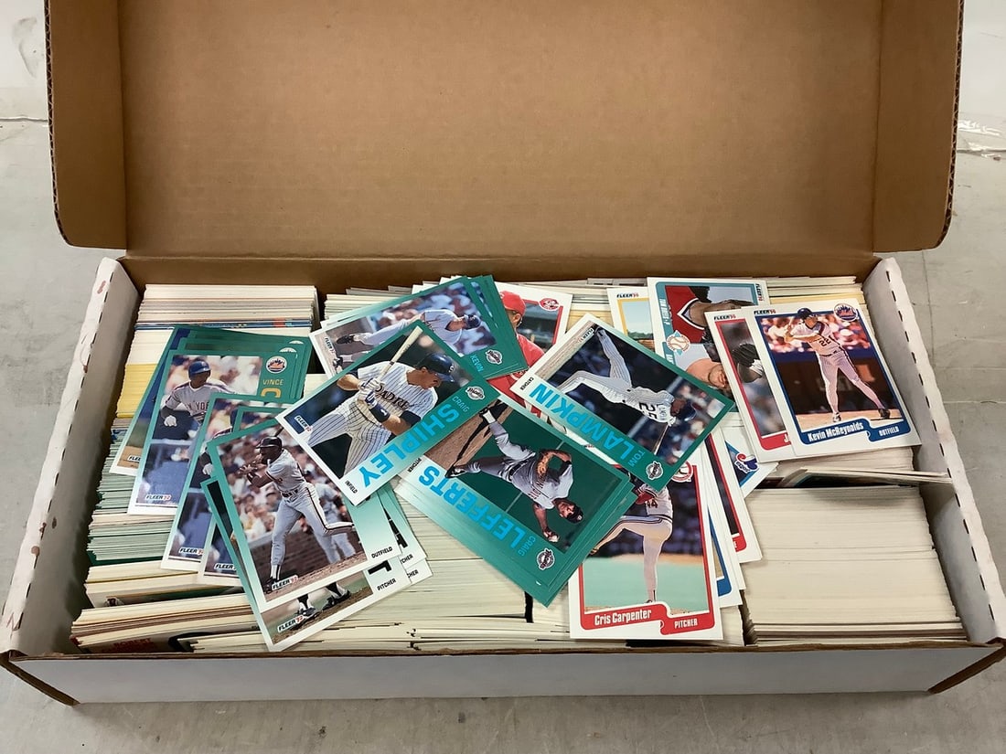 Lot Of Baseball Cards Auction