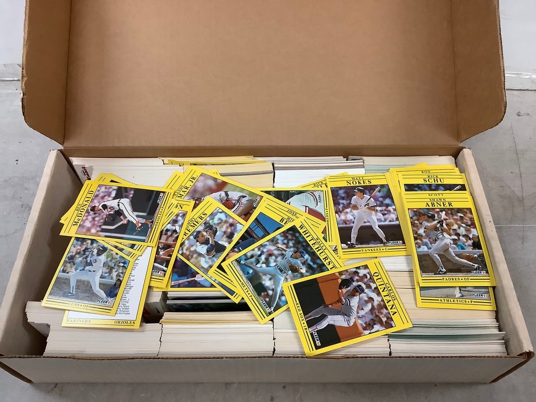 Lot Of Baseball Cards Auction