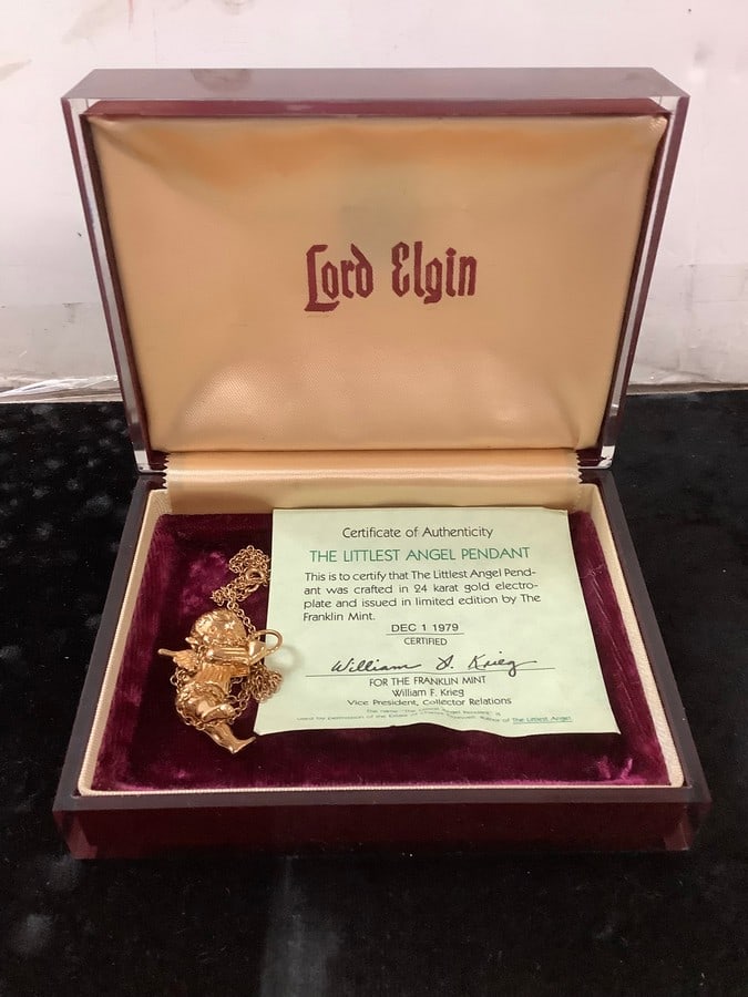 The Littlest Angel Pendant with COA: The Littlest Angel Pendant with COA