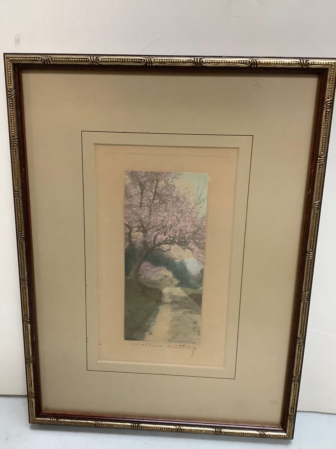 Wallace Nutting signed artwork 14x11" (1 of 1)