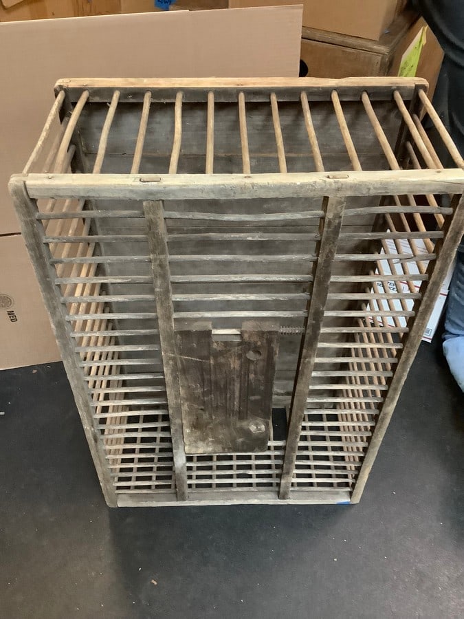 Vintage wooden Lobster Trap 12"x35.5"x23.5" (1 of 1)