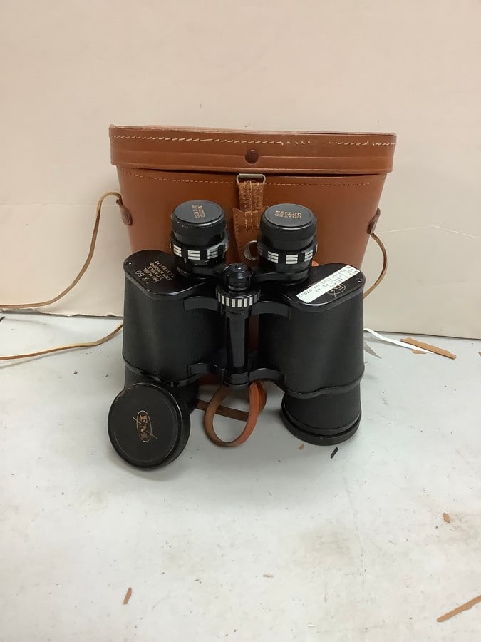 Coated Optics 7 x 50 Pro Model Binoculars with case (1 of 1)