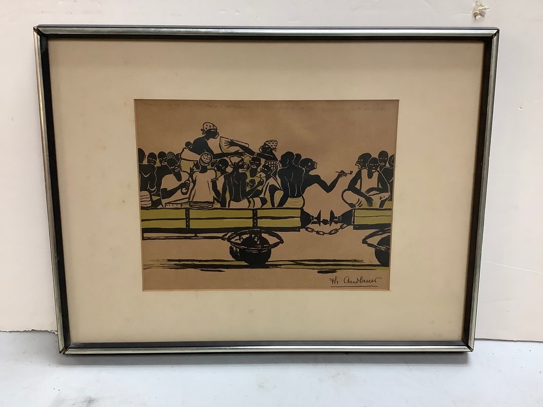 Signed and framed artwork 21in.x15.5in. (1 of 1)