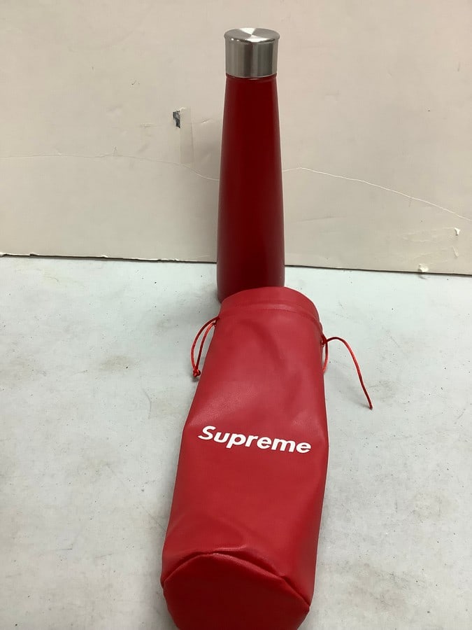 Supreme water bottle 10" and case: Supreme water bottle 10" and case