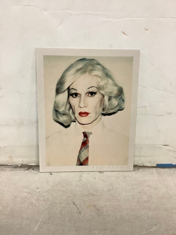 Andy Warhol photographic print 7.5x7.5in.: Andy Warhol photographic print 7.5x7.5in.