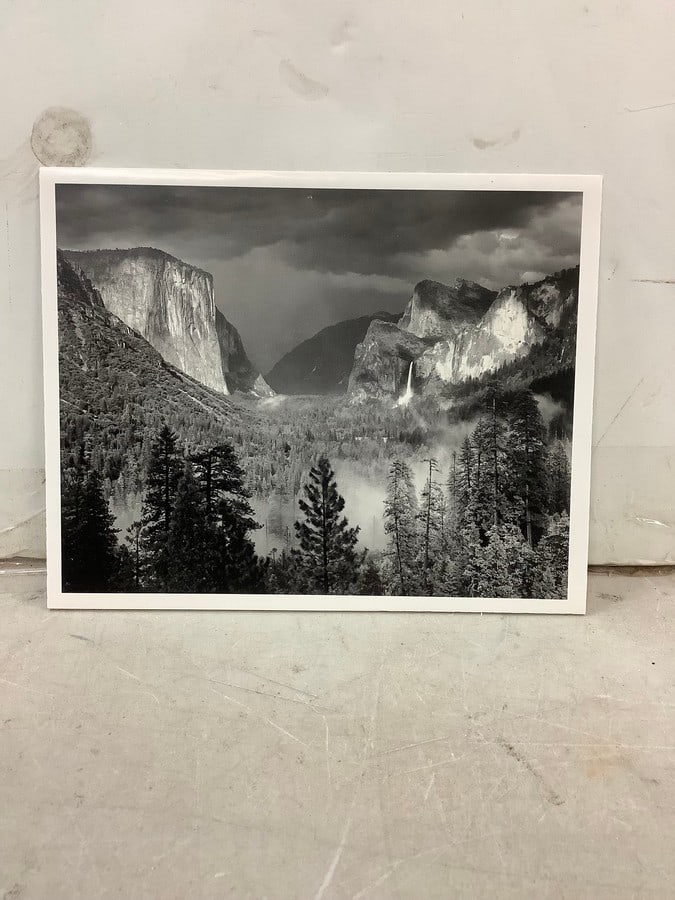 Ansel Adams print in colors 6.25x5in.: Ansel Adams print in colors 6.25x5in.