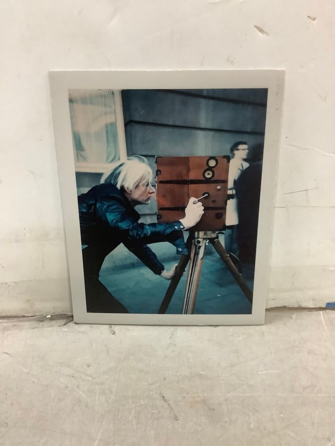 Andy Warhol photographic print 7x6in.: Andy Warhol photographic print 7x6in.