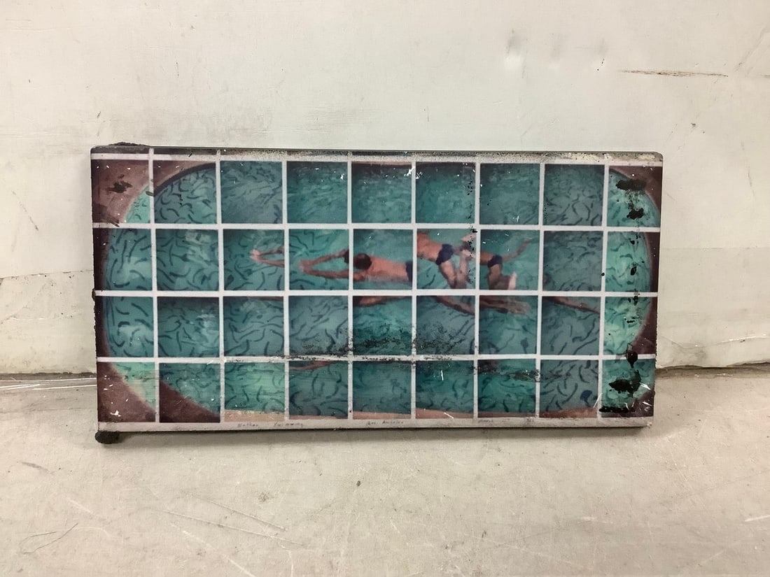 David Hockney Ceramic Tile 6x3 (1 of 1)