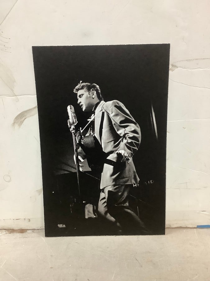 Elvis Presley print in colors 14.75x9.75in. (1 of 1)