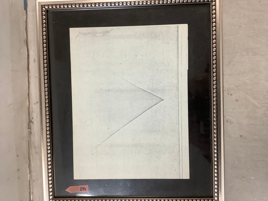 Elaine Sturtevant Signed Lithograph 15x13": Elaine Sturtevant Signed Lithograph 15x13"