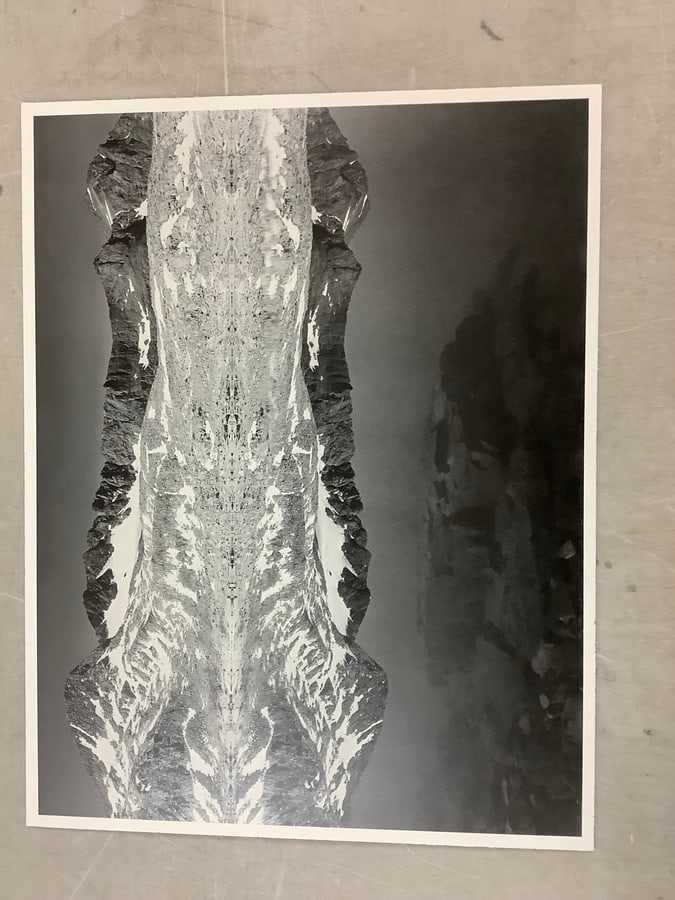 Ansel Adams "Wanda Lake Near Muir Pass, Sierra Nevada, CA 1934" Print in Colors 13.5x10.5" (1 of 1)