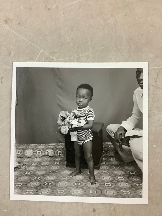 Malick sidibe print in colors 6.75x6.75in. (1 of 1)