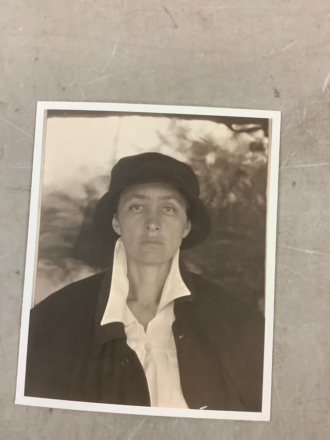 Alfred Stieglitz "Georgia Okeefe" Print in colors 9.75x8" (1 of 1)