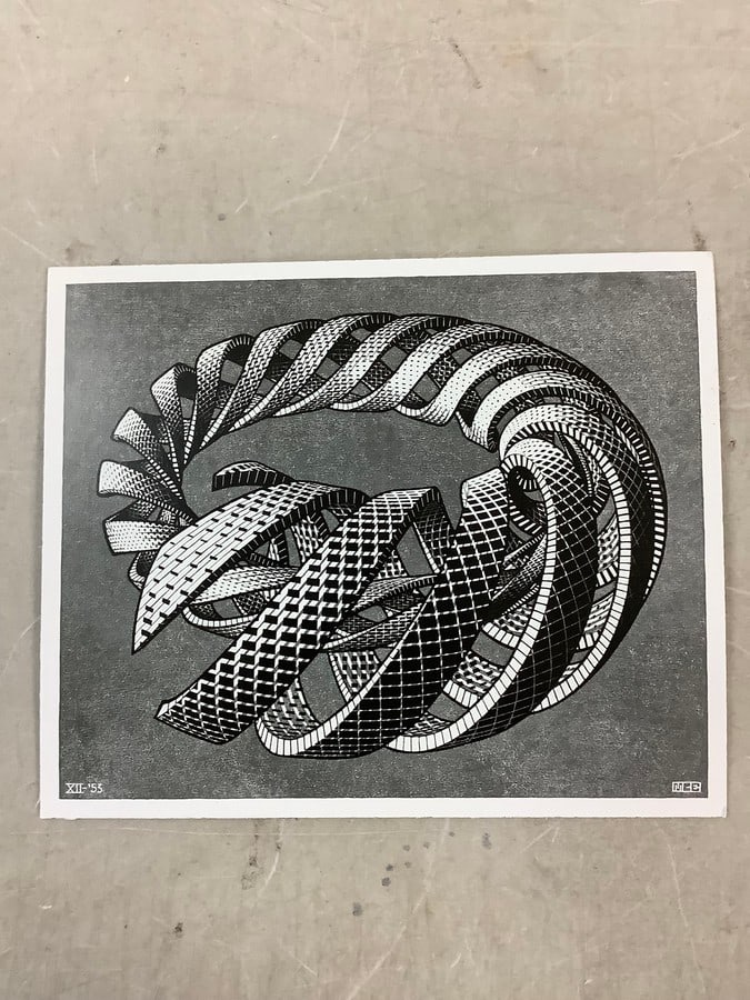 MC Escher Print in Colors 9.75x8" (1 of 1)