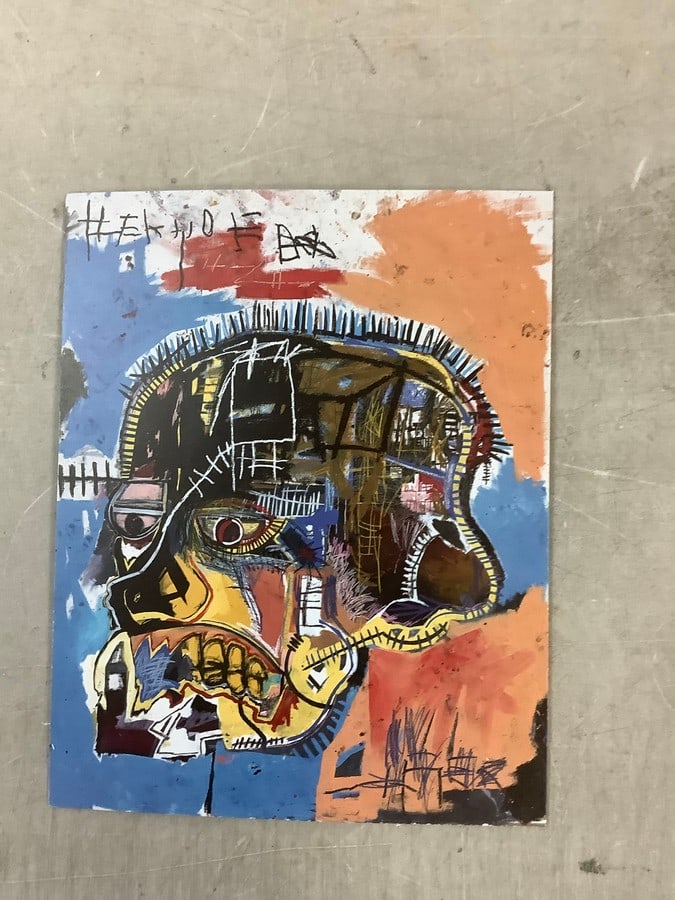 Jean Michel Basquiat Print in colors 11.25x9" (1 of 1)