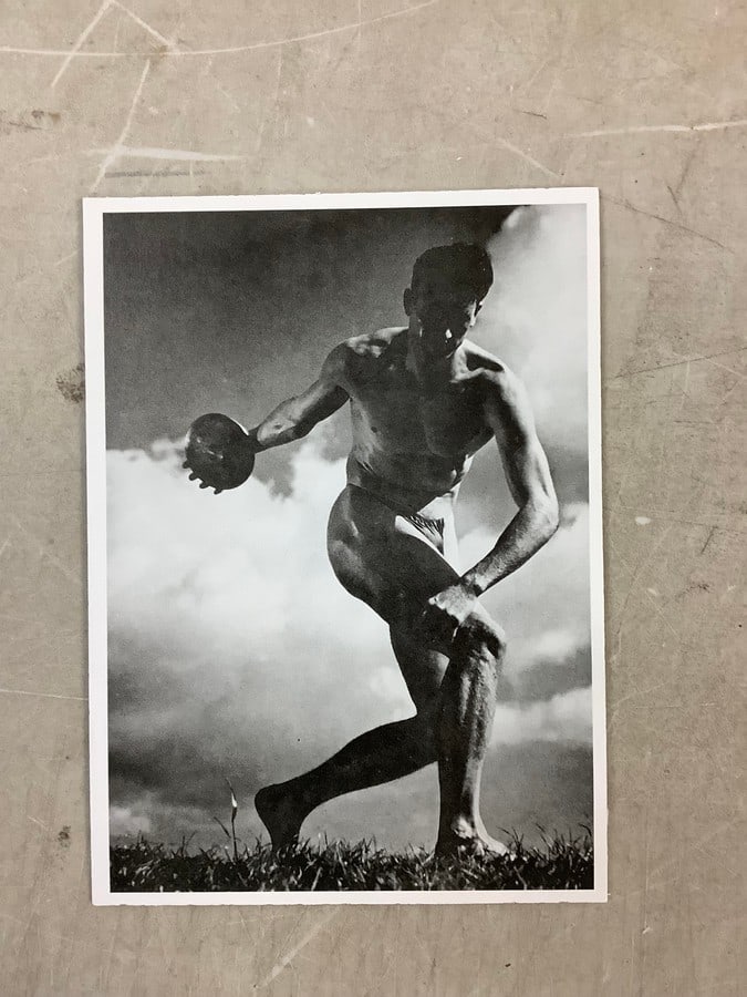 Leni Riefenstahl, Kraft 1936 Print in colors 7x5": Leni Riefenstahl, Kraft 1936 Print in colors 7x5"