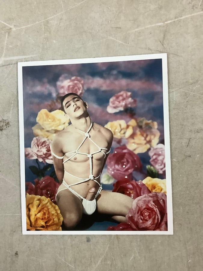 Pierre Et Gilles, Le Garcon Attache-Charly 1993 Print in colors 6x5": Pierre Et Gilles, Le Garcon Attache-Charly 1993 Print in colors 6x5"
