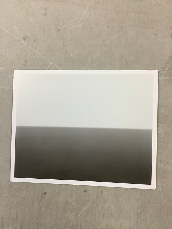 Hiroshi Sugimoto "Sea of Galilee, Golan 1992" Print in colors 9x7.25": Hiroshi Sugimoto "Sea of Galilee, Golan 1992" Print in colors 9x7.25"