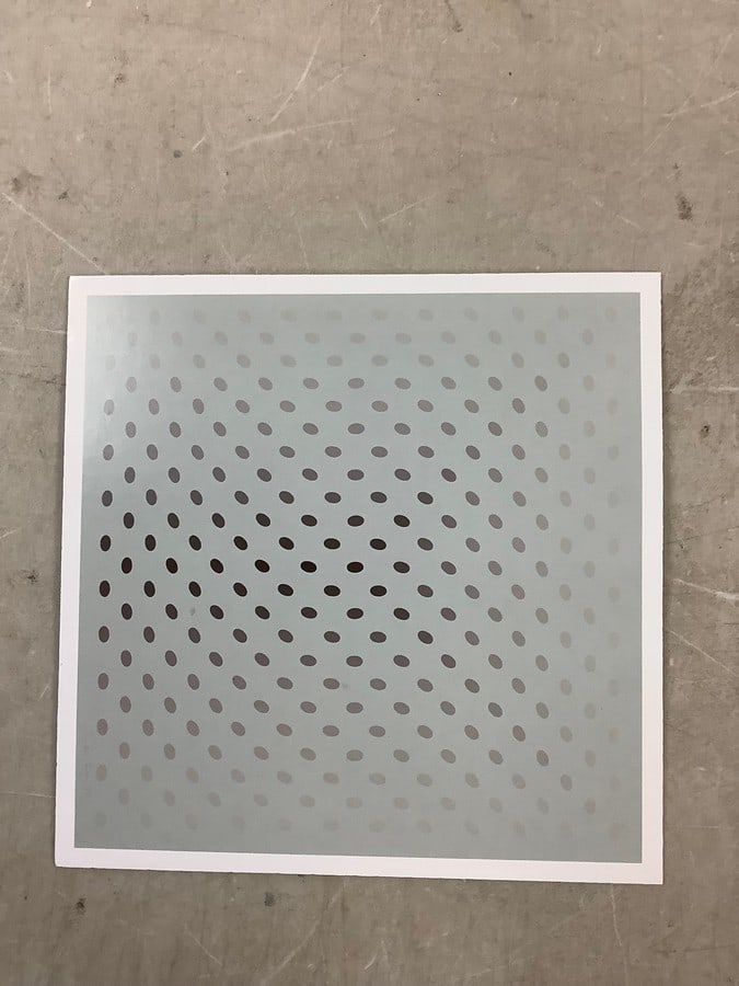 Bridget Riley Print in Colors 8x8" (1 of 1)