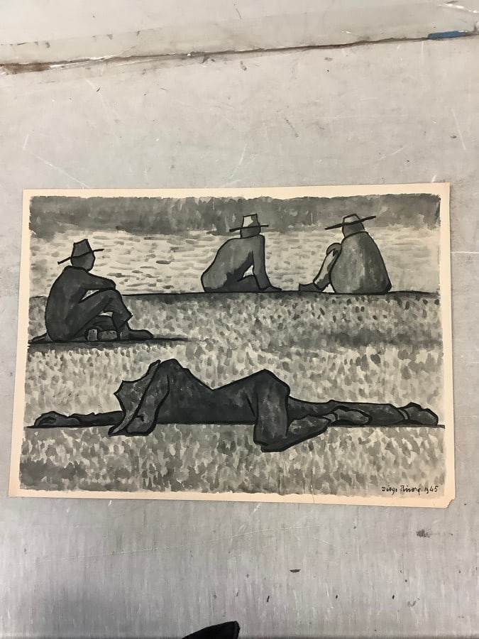 Diego Rivera 1940's Lithograph 15.5x11.5" (1 of 1)