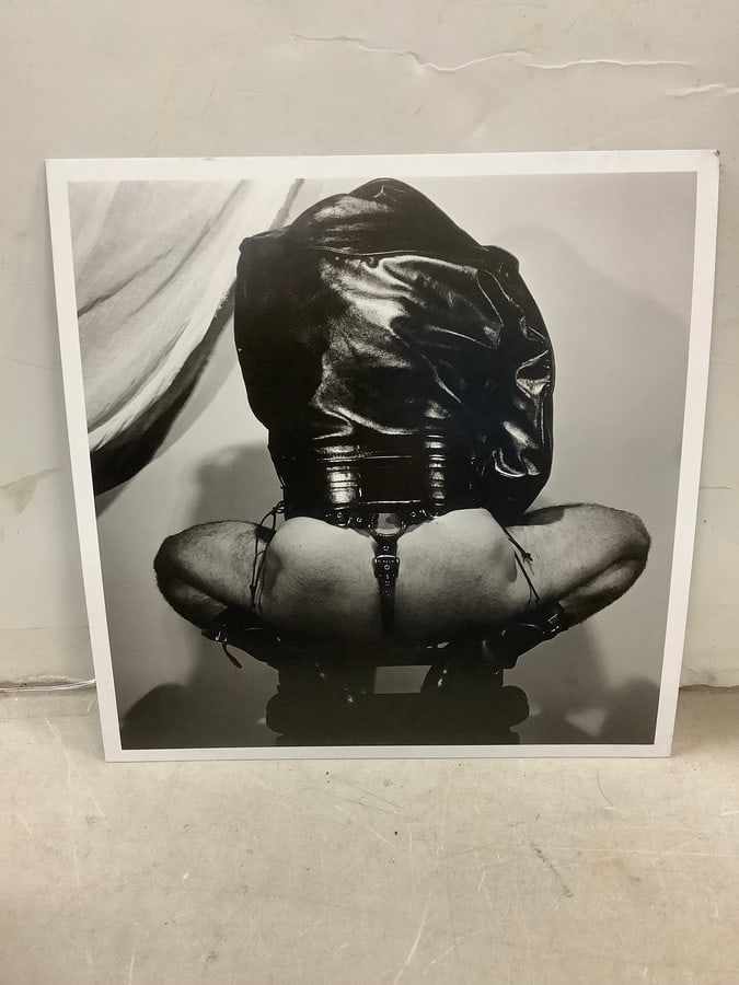 1991 Herb Ritts Black Male Djimon Hounsou corset beret fashion photo art 8x10in.: 1991 Herb Ritts Black Male Djimon Hounsou corset beret fashion photo art 8x10in.