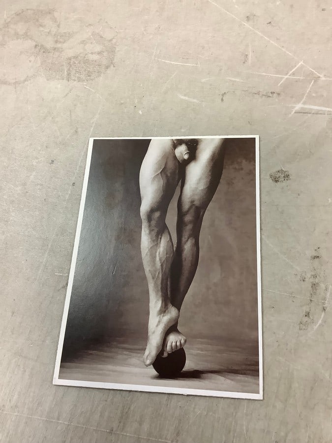 Blake Little male nude 1992 5x7in.: Blake Little male nude 1992 5x7in.