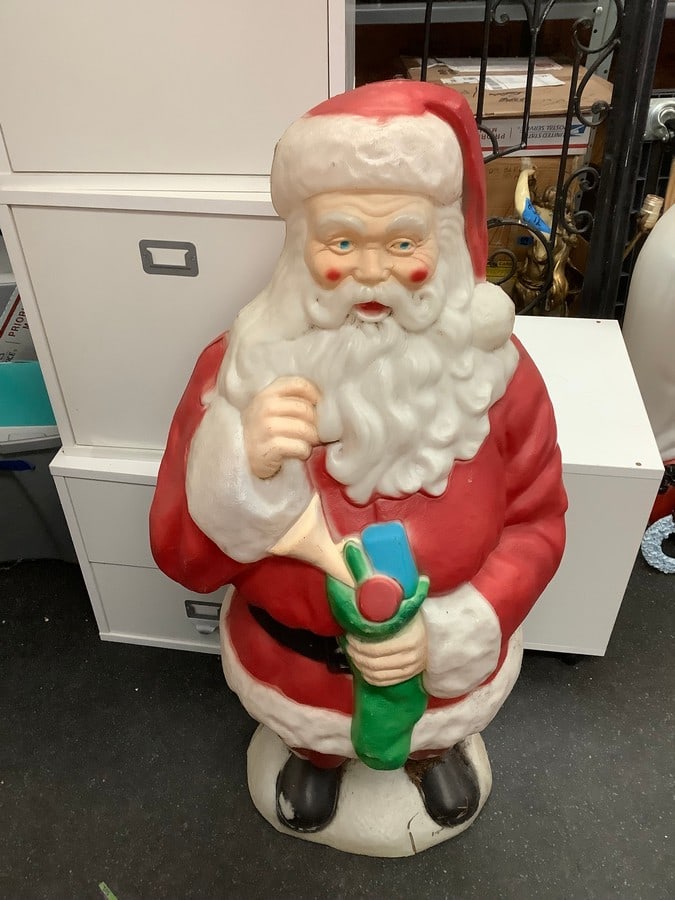 Vintage blow mold Santa Clause 42" (1 of 1)