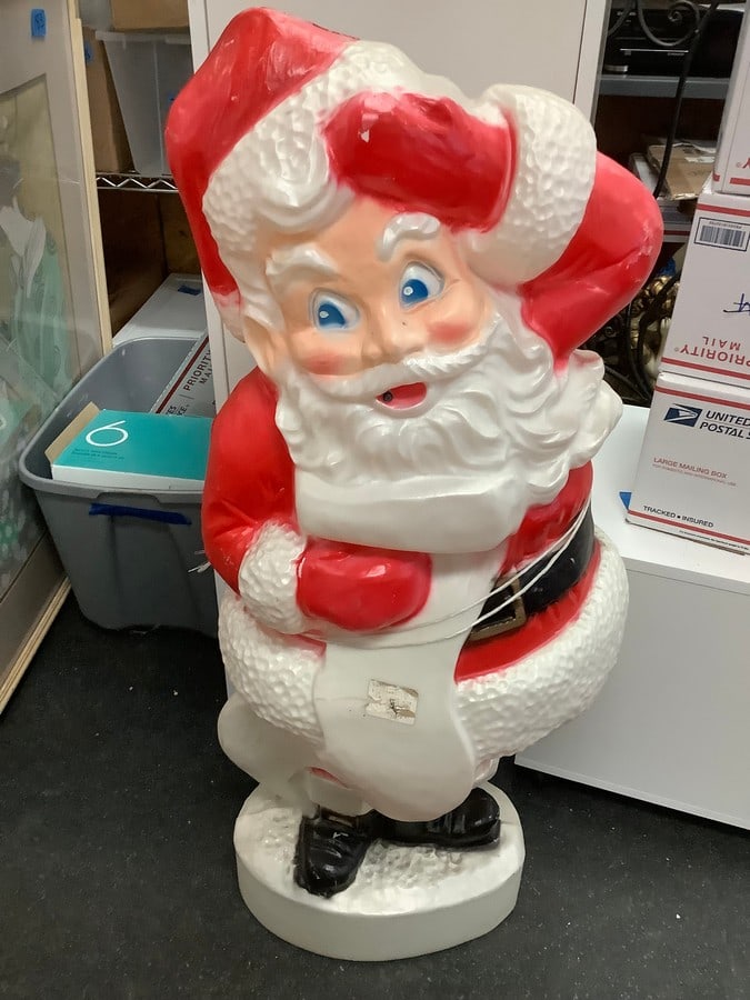 Vintage blow mold Santa Clause 44" (1 of 1)