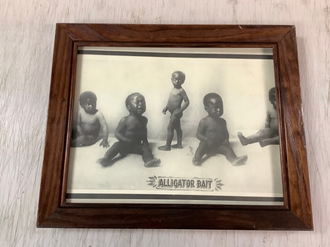 Black Americana Framed Photograph 11.5x9.5": Black Americana Framed Photograph 11.5x9.5"