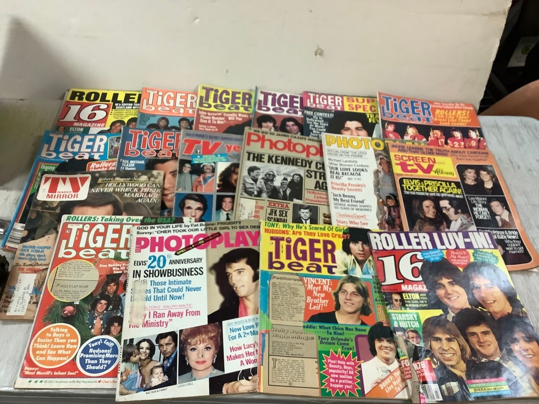 Lot of vintage magazines(Photoplay, Tiger Beat, and more): Lot of vintage magazines(Photoplay, Tiger Beat, and more)