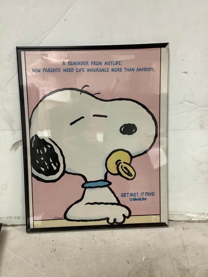 Peanuts Met Life poster (16x20in.) (1 of 1)