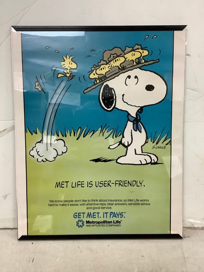 Peanuts Met Life poster (16x20in.) (1 of 1)
