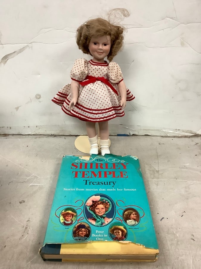 The Shirley Temple Treasury book and doll: The Shirley Temple Treasury book and doll