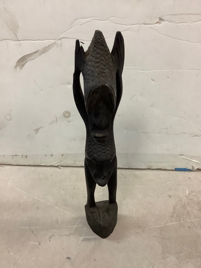 Hand Carved African Statue 13" (1 of 1)