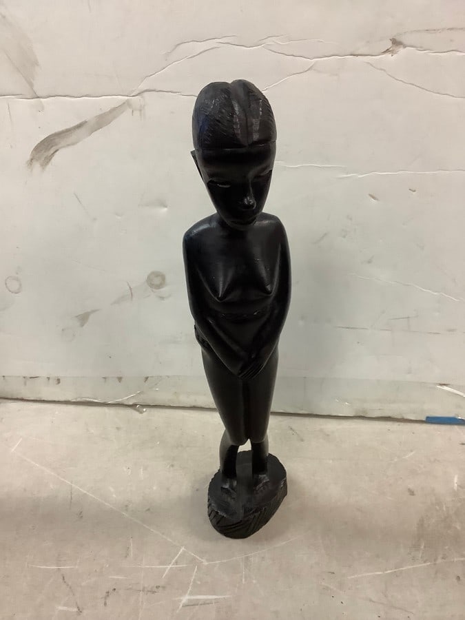 Hand Carved African Statue 13" (1 of 1)