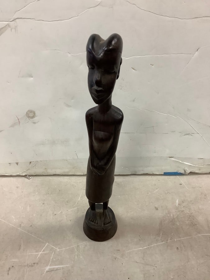 Hand Carved African Statue 12" (1 of 1)