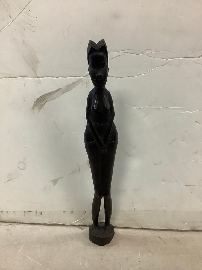 Hand Carved African Statue 13.5" (1 of 1)