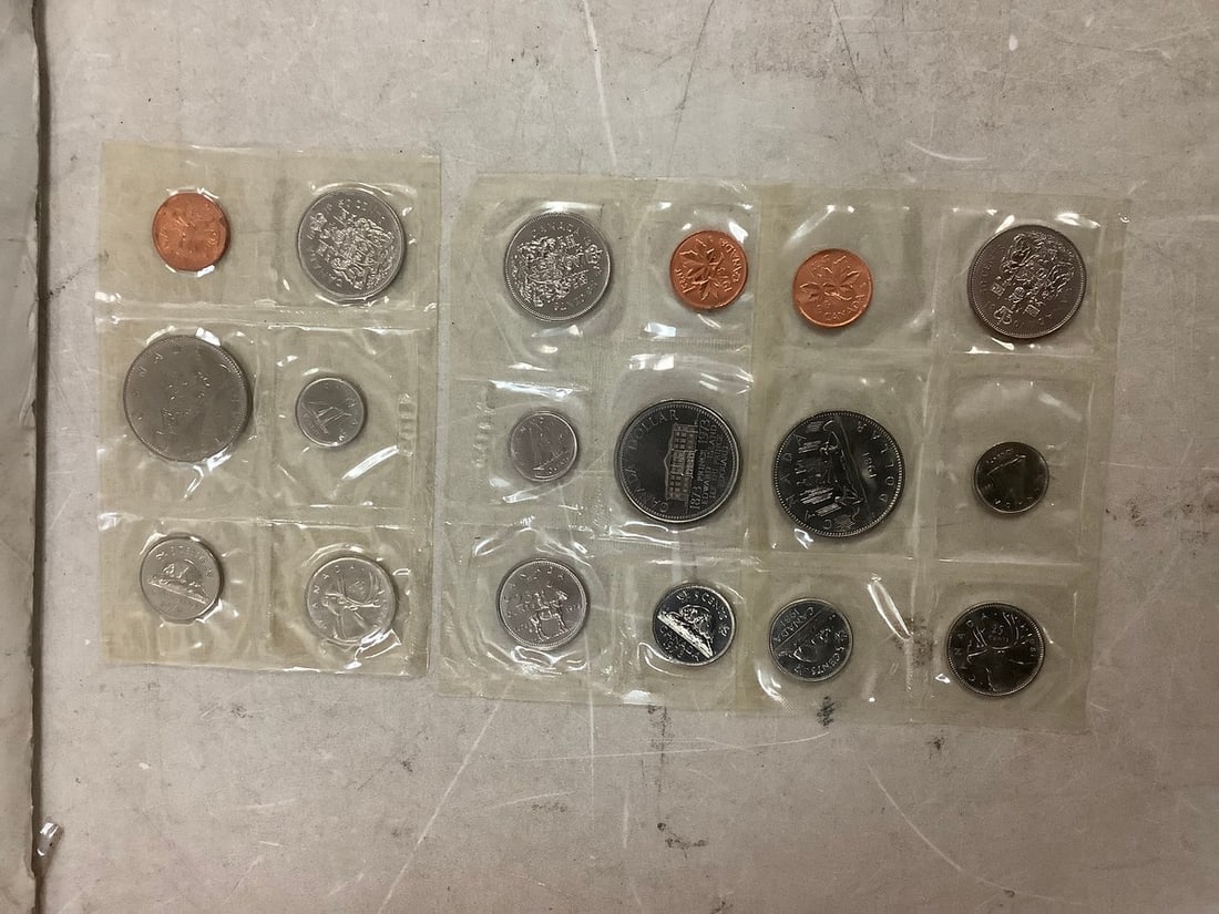 Lot of canadian proof sets 1973-1981 (1 of 1)