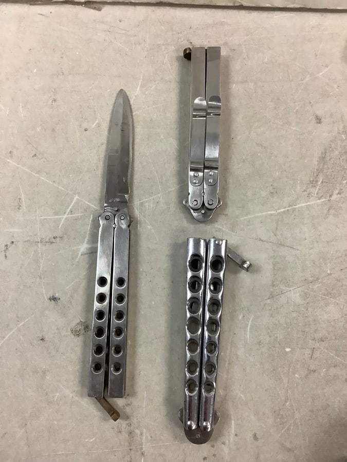 Lot of Butterfly Knives (1 of 1)