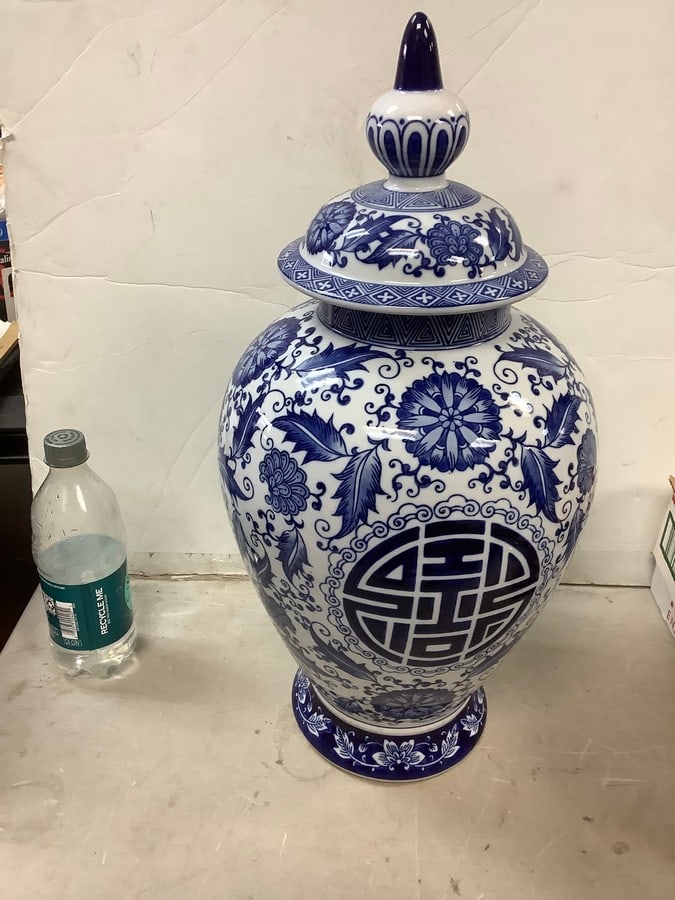 Oriental Style Urn 22" (1 of 1)