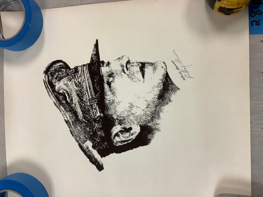 Signed Patton Print 17x14" (1 of 1)