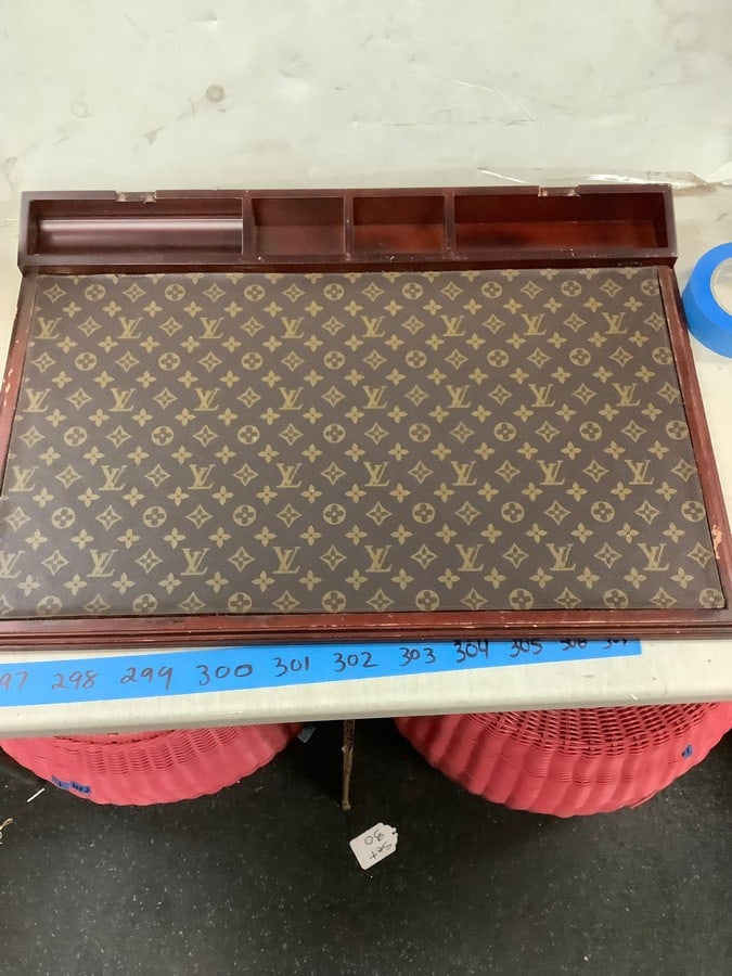 Louis Vitton Desk Topper 26x18": Louis Vitton Desk Topper 26x18"