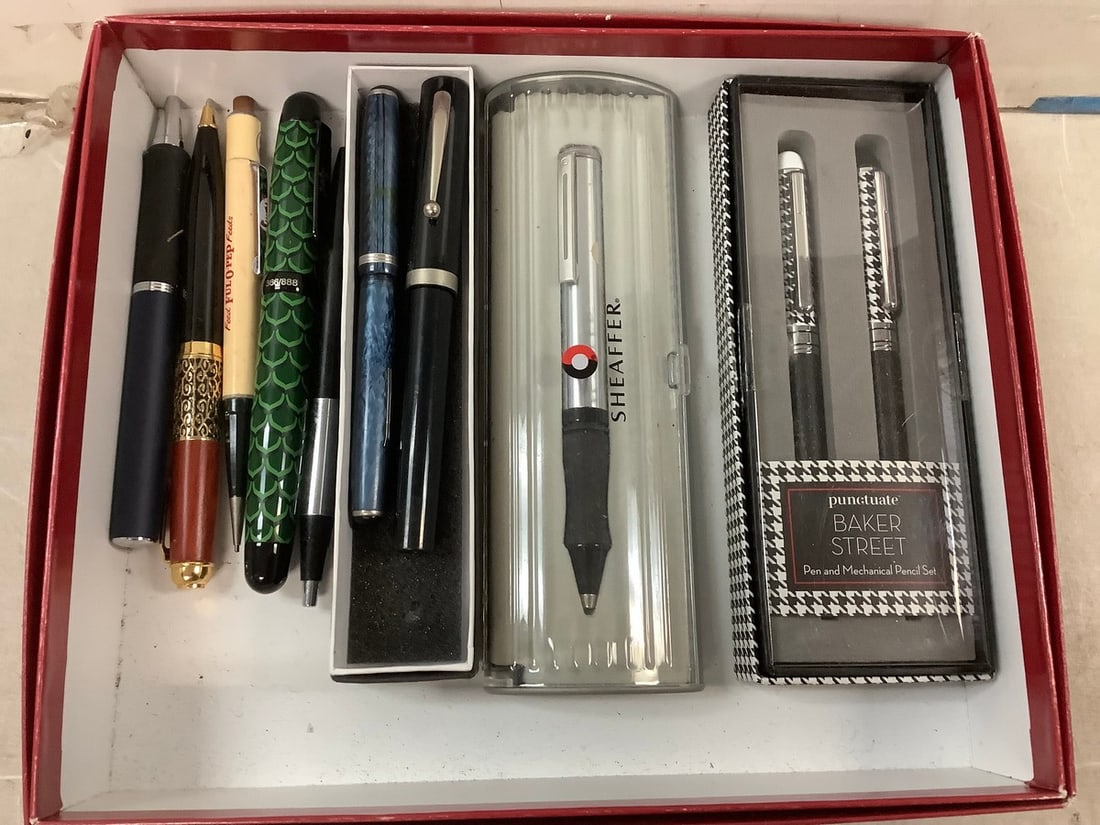 Lot of various pens (sheaffer, punctuate) (1 of 1)