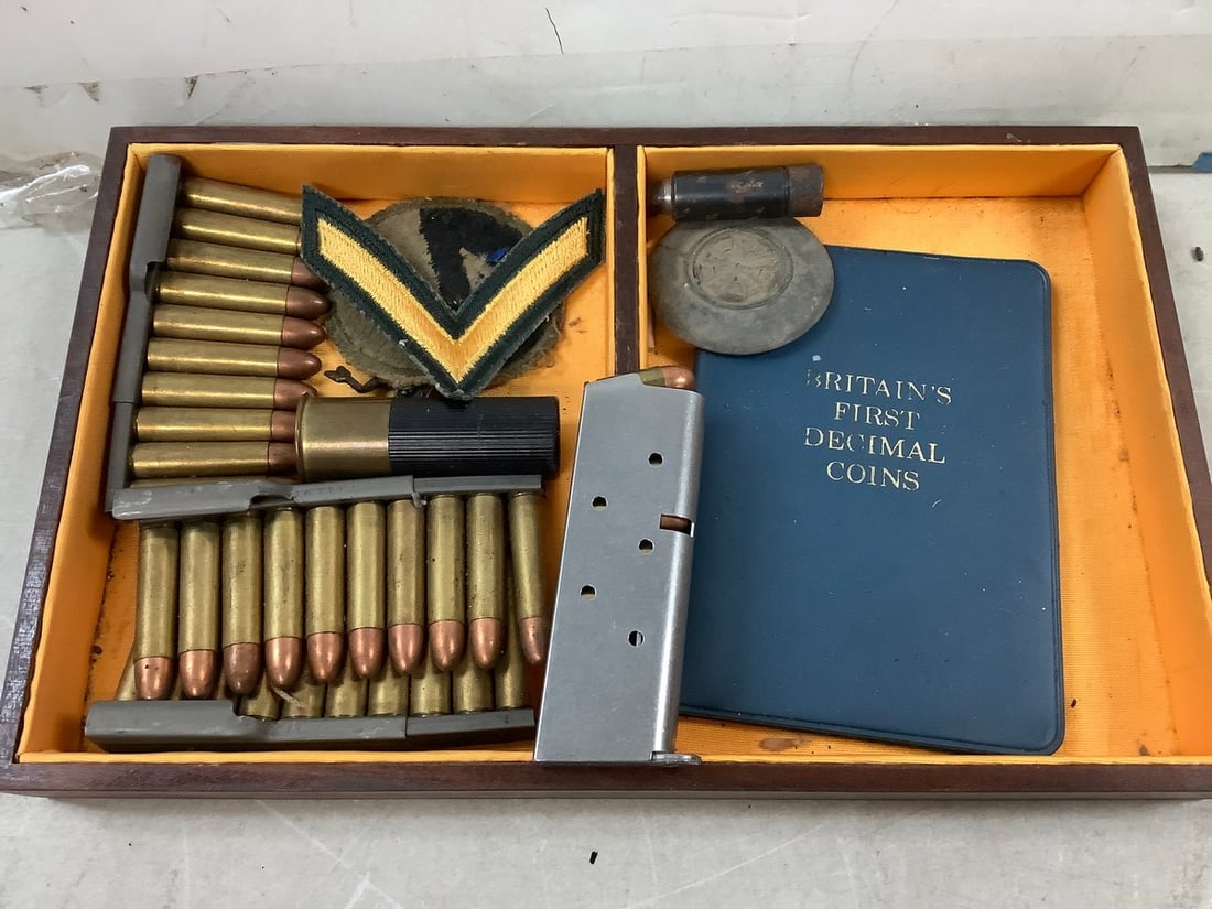Lot of Britains First Decimal Coins Book, Bullets, Badges and more (1 of 1)